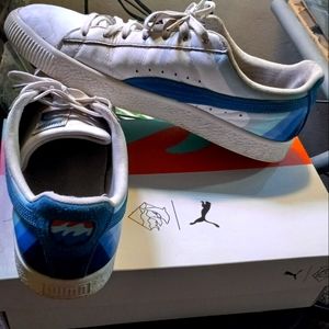 PUMA ×PINK+DOLPHIN COLLAB Clyde with original box